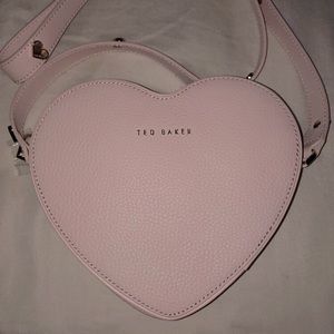 Brand New Ted Baker Heart shaped leather cross body bag